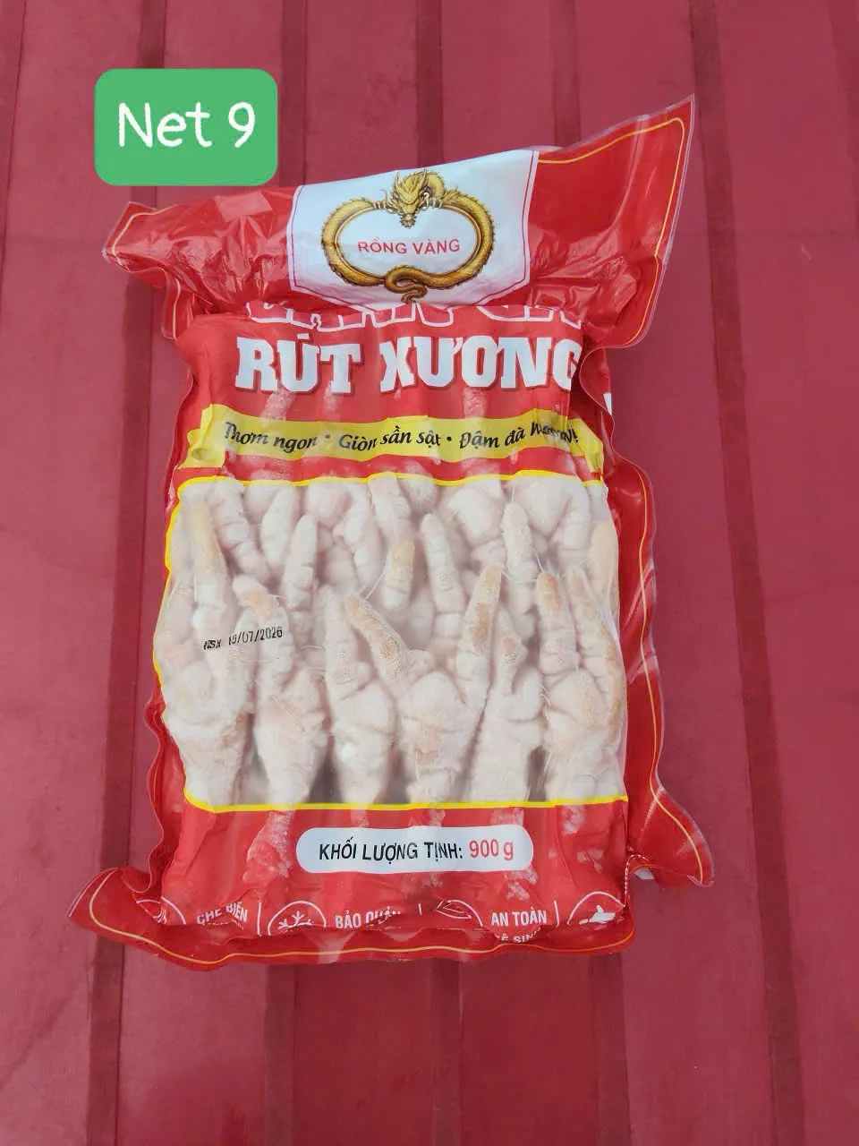 Chân Gà Rút Xương Rồng Vàng Net 9