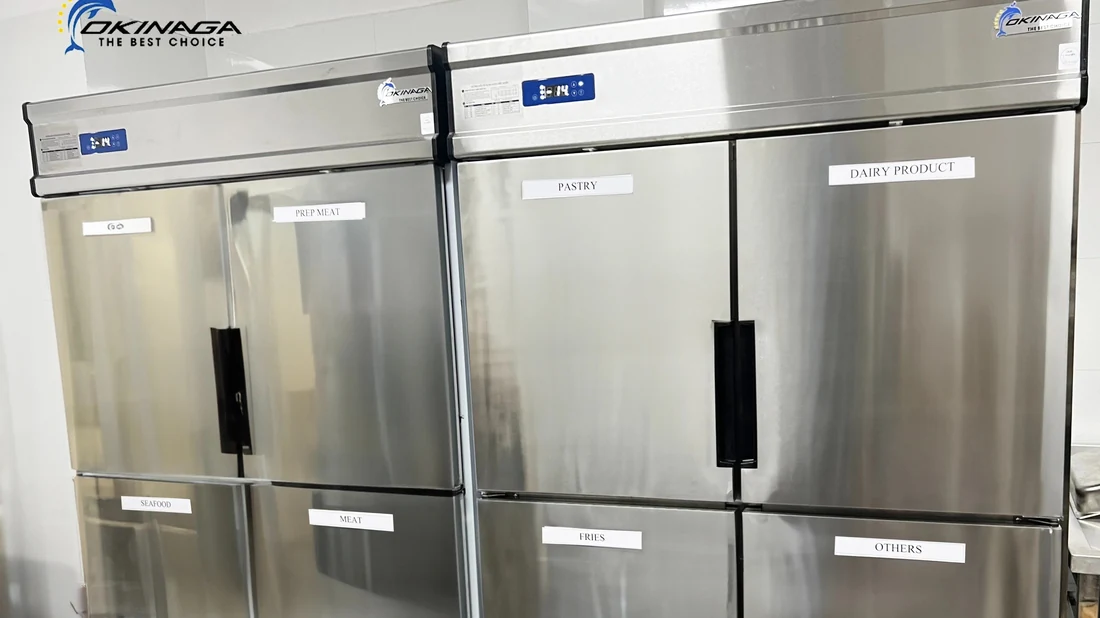 tủ đông nguyên liệu bếp quán