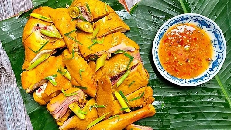 gà ủ muối