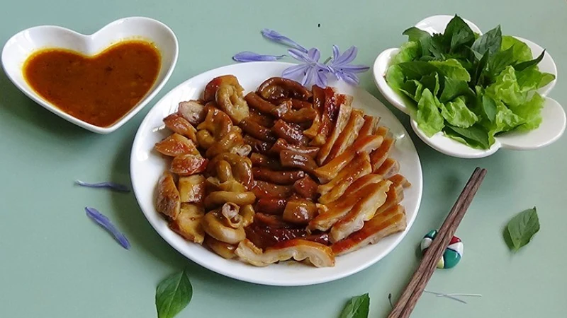 lòng heo khìa nước dừa
