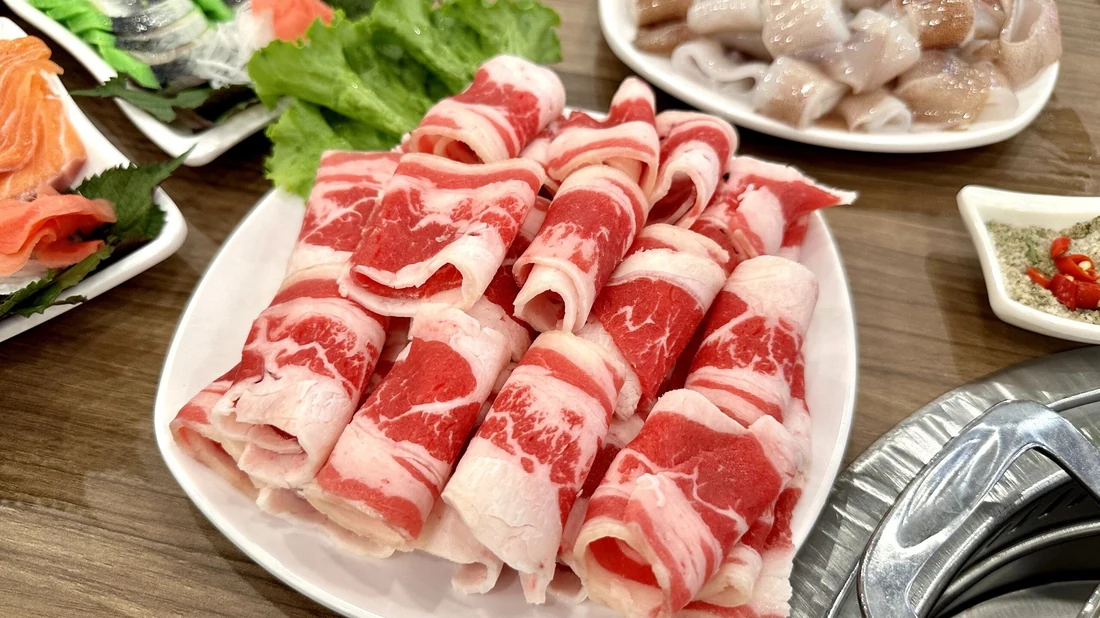 thịt bò cắt lát đông lạnh