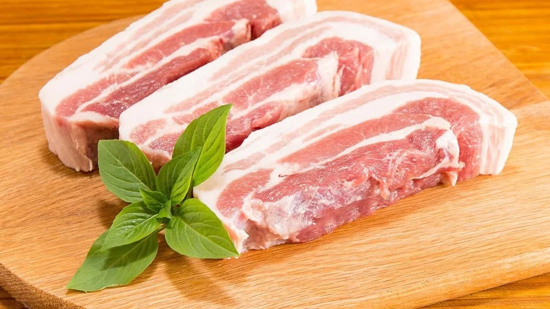 thịt heo ba chỉ tươi