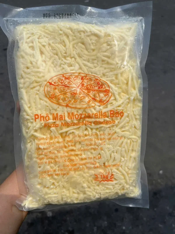Phô Mai Kéo Sợi Mozzarella – Kho Lạnh Dĩ An