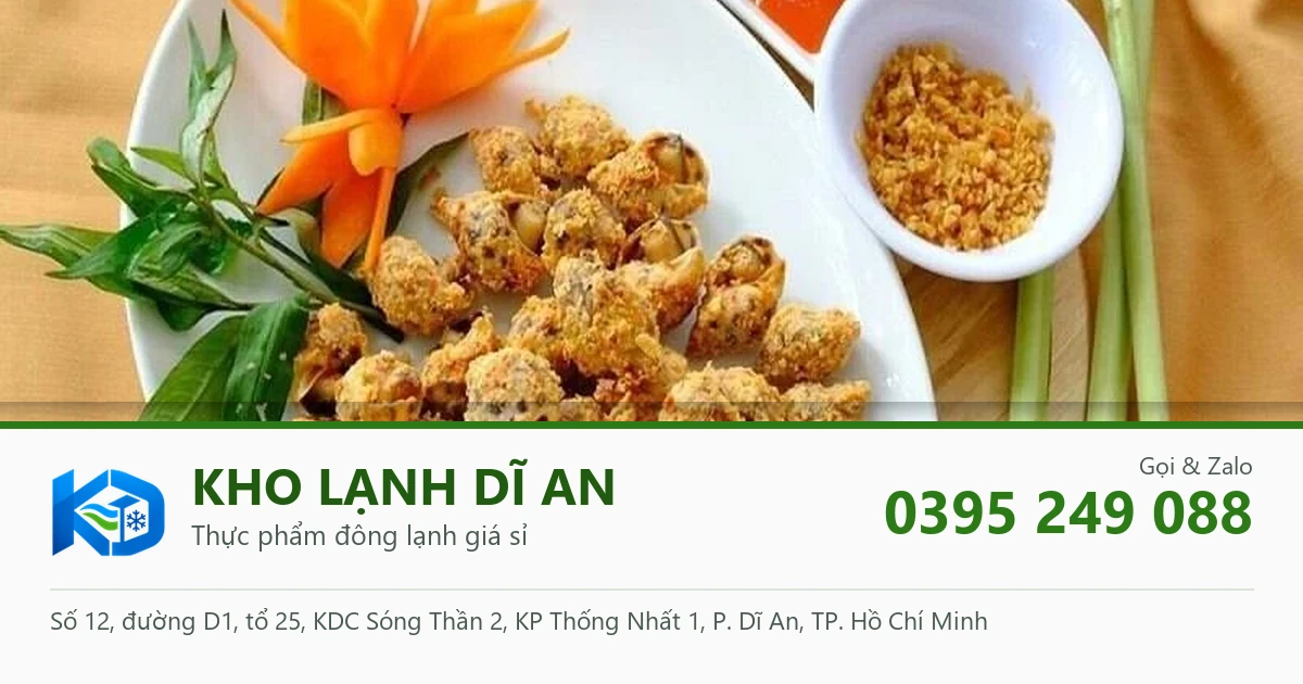 ốc hương rang muối - Kho Lạnh Dĩ An