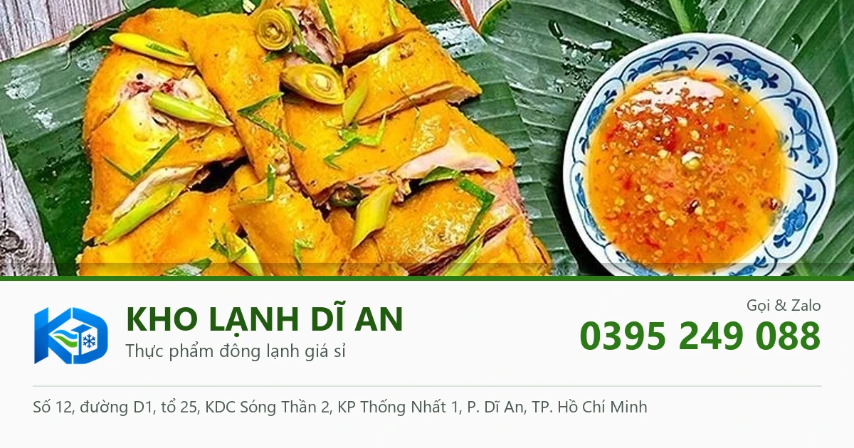 gà ủ muối - Kho Lạnh Dĩ An