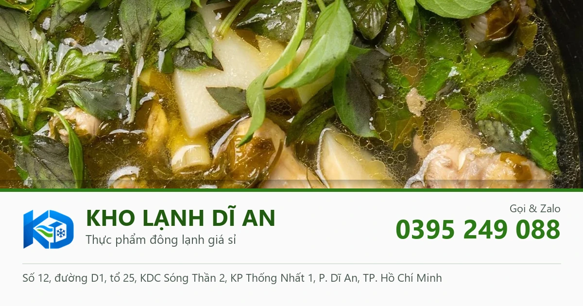 lẩu gà lá é - Kho Lạnh Dĩ An