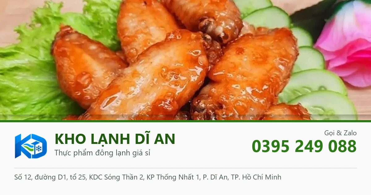 cánh gà chiên nước mắm - Kho Lạnh Dĩ An