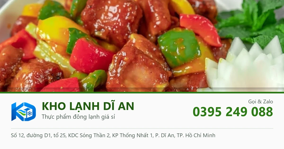 sườn xào chua ngọt - Kho Lạnh Dĩ An