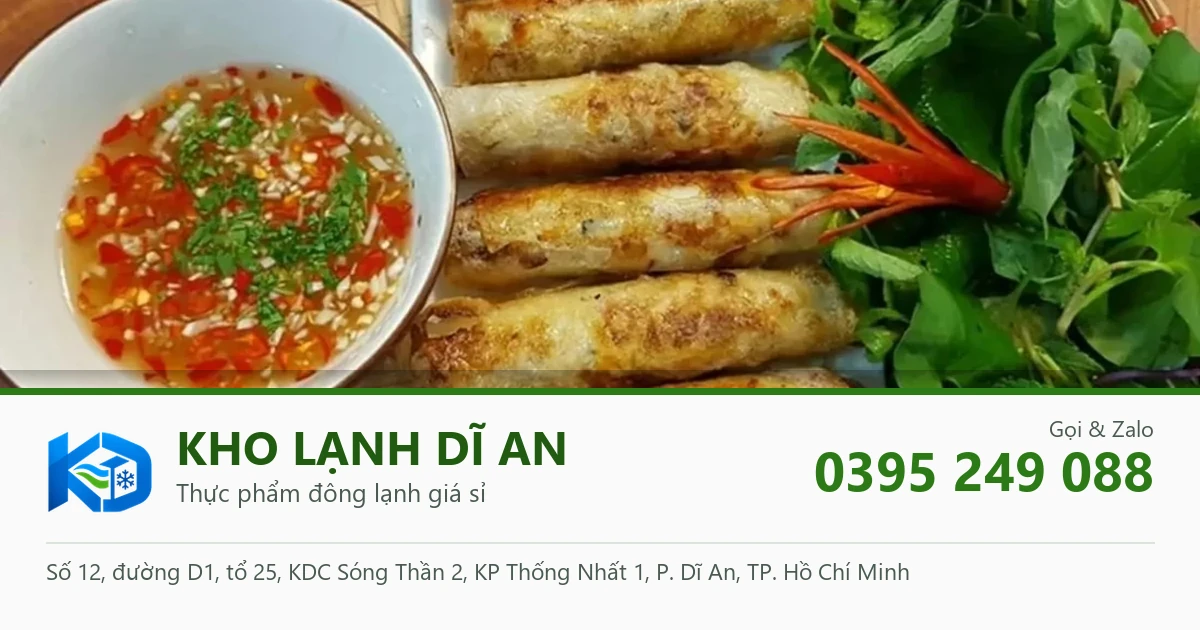 chả giò nem rán - Kho Lạnh Dĩ An