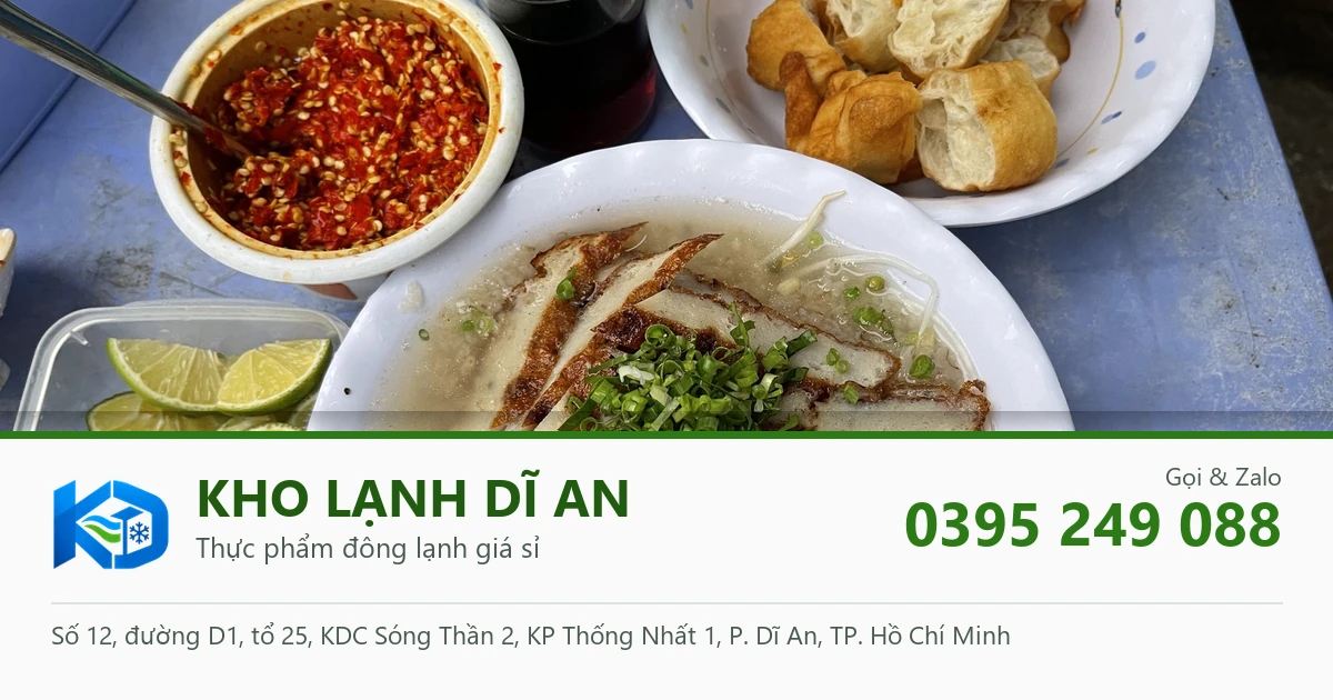 tô cháo nóng - Kho Lạnh Dĩ An