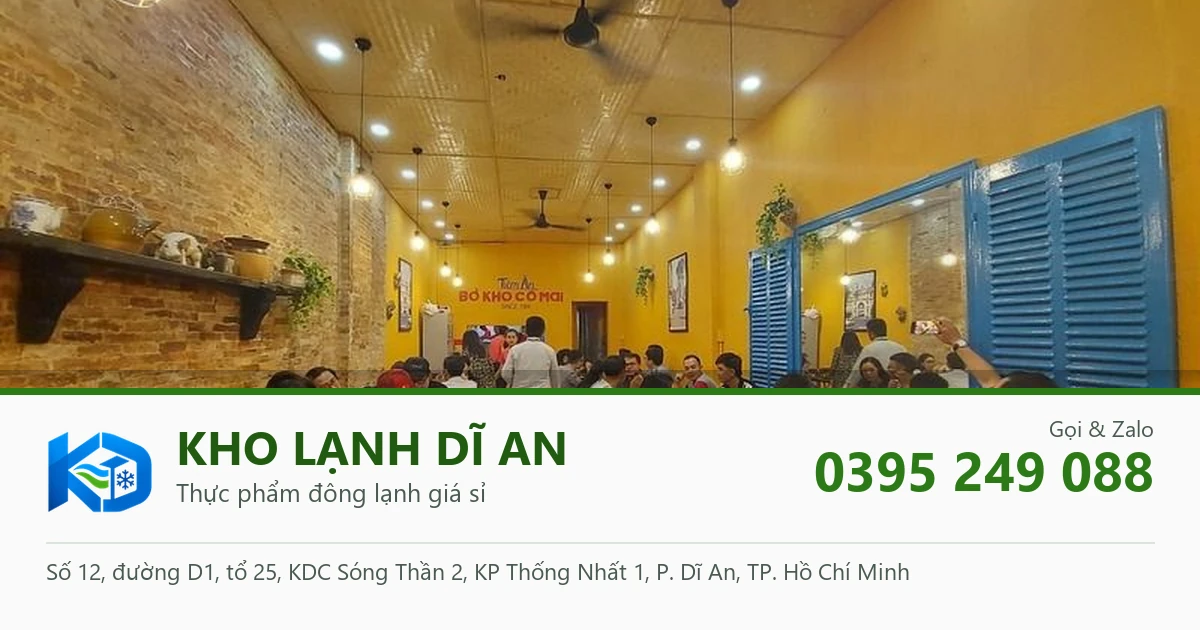 quán ăn nhỏ vỉa hè - Kho Lạnh Dĩ An