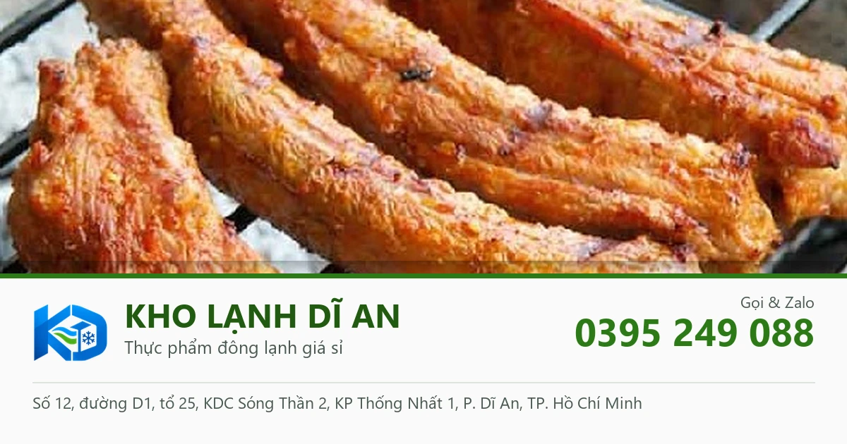 đĩa thịt nướng bbq - Kho Lạnh Dĩ An