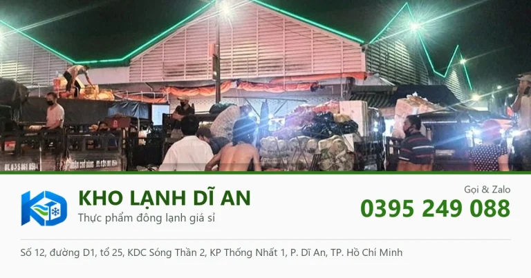 Tiểu thương lấy hàng đông lạnh sỉ bán lại: chọn mối & lãi