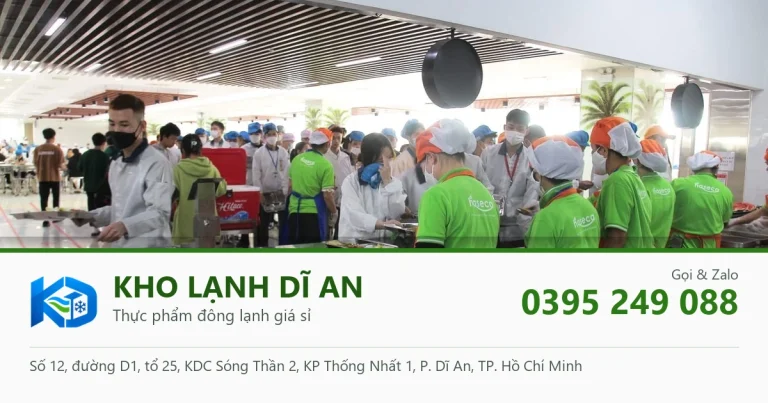 Trưng bày, bảo quản hàng đông lạnh khi bán lẻ