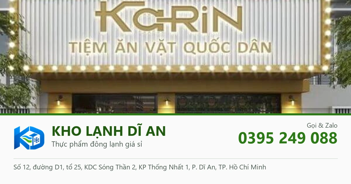 quán ăn biển hiệu - Kho Lạnh Dĩ An