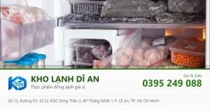 kho lạnh thực phẩm đông lạnh - Kho Lạnh Dĩ An